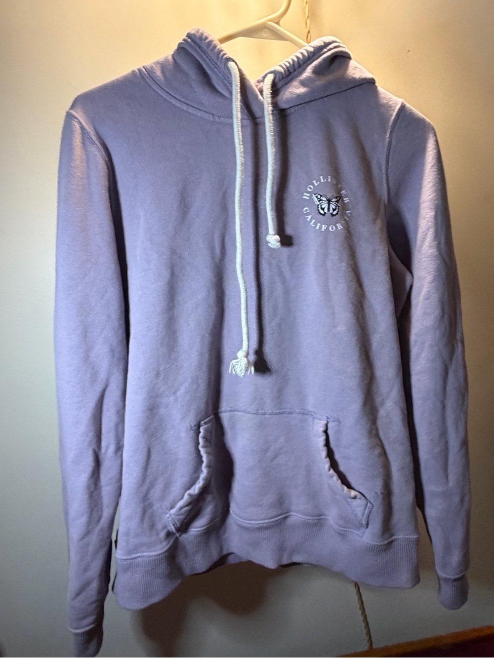 Hollister Lavender Pullover Hoodie - woman